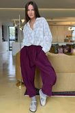 Cooper Needlecord Quirky Cocoon Pant Beetroot  /14 =